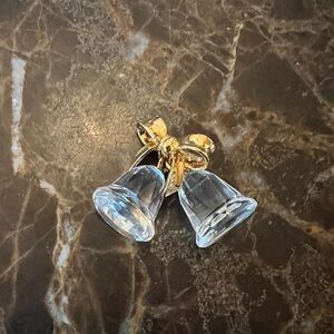Vintage Swarovski miniature crystal Christmas Bells, Crystal Memories Collection